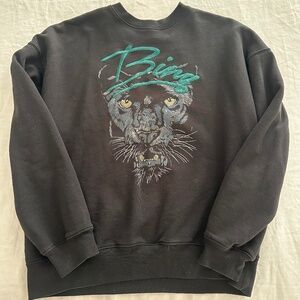 Anine Bing World Tour Panther Sweatshirt